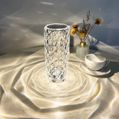 Rose Crystal Lamp With Touch Control (16 Colors)