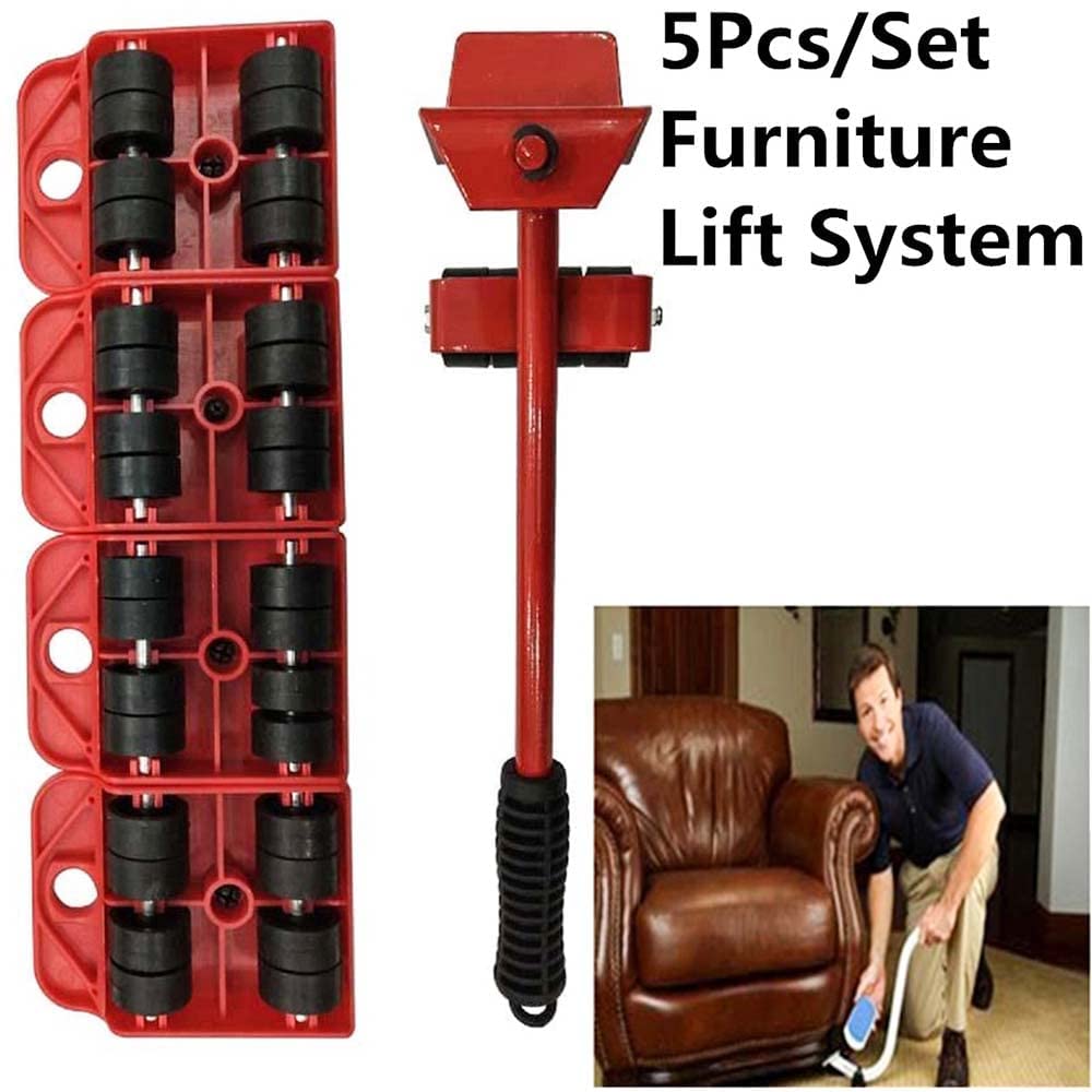 Heavy Furniture Lifter Tools with Sliders for Easy and Safe Shifting( 4 wheller, 1 handle)