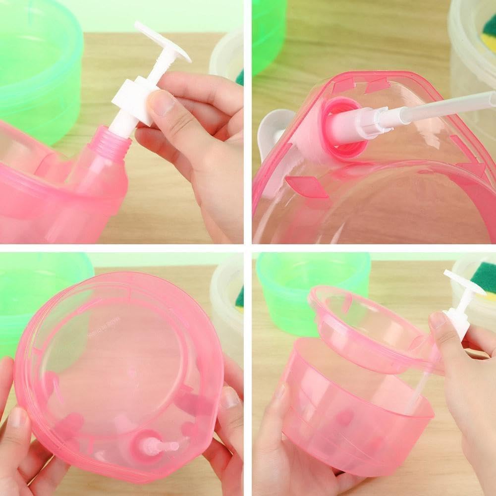 Kitchen Liquid Dispenser(Free Sponge)