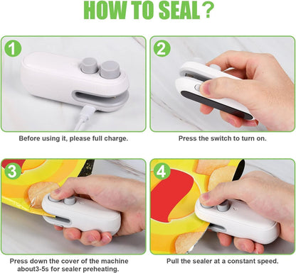 Rechargeable 2 in 1  Portable Sealing machine