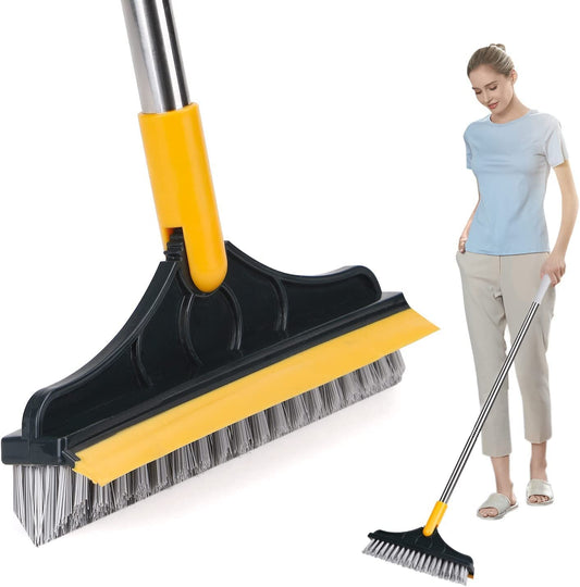 2 In 1 Floor Cleaning Brush With Soft Scraper