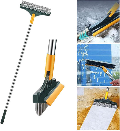 2 In 1 Floor Cleaning Brush With Soft Scraper