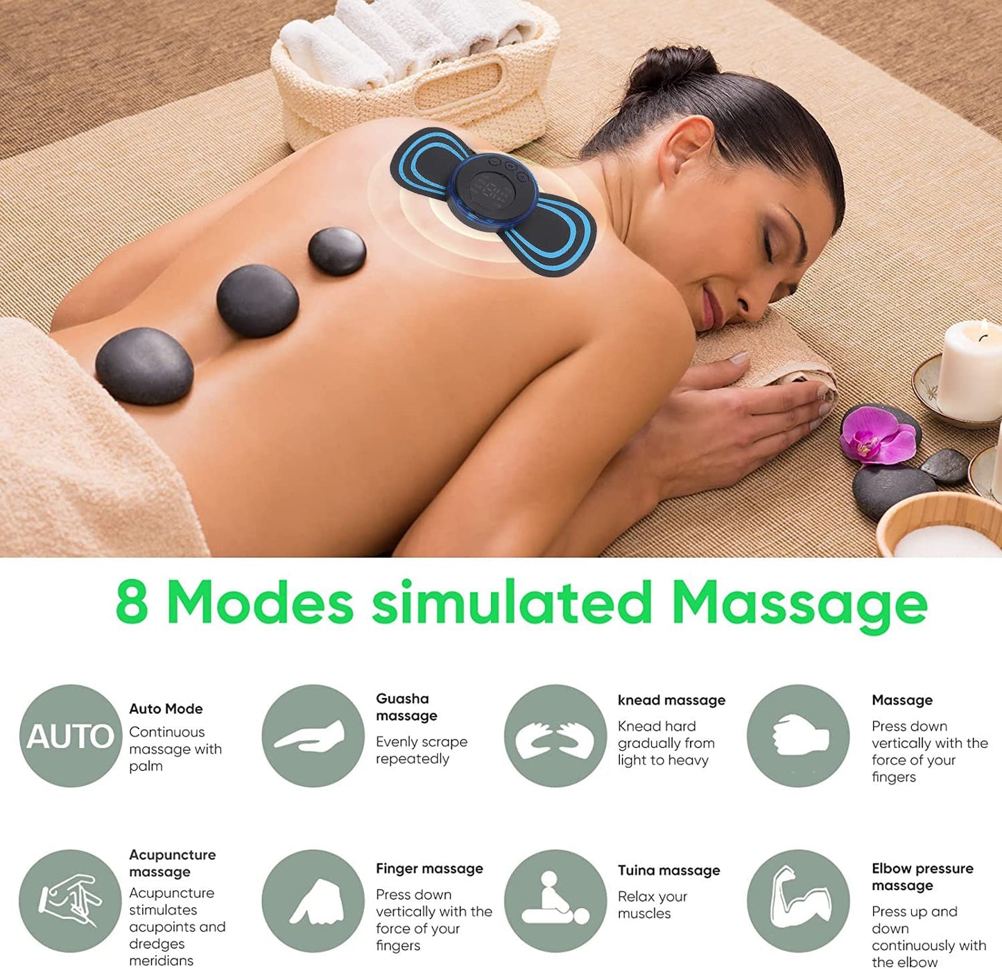 Mini Neck Back Body Massager (Heavy Quality)