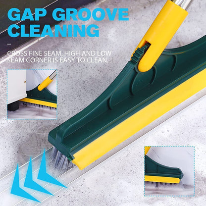 2 In 1 Floor Cleaning Brush With Soft Scraper