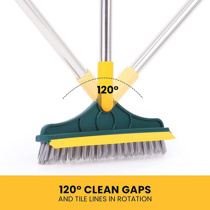 2 In 1 Floor Cleaning Brush With Soft Scraper