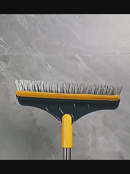 2 In 1 Floor Cleaning Brush With Soft Scraper